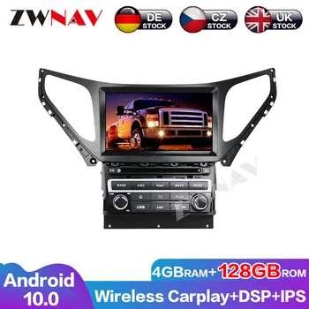 128 Г Carplay Радио Android 10 DVD-Плеер Мультимедийный Сенсорный Экран Аудиомагнитолы Автомобильные Навигации GPS Для Hyundai Azera Головное Устройство