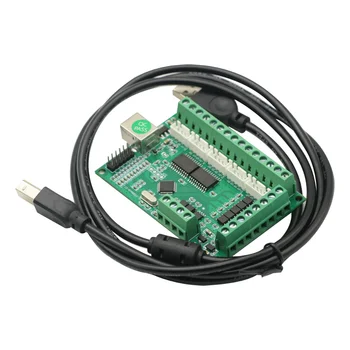 1X Плата драйвера CNC USB MACH3 распределительная плата 100 кГц 5-осевой интерфейс драйвер контроллер движения