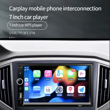 2DIN 7-Дюймовый Автомобильный MP5-Плеер Автомобильный Радиоприемник Android Auto BT Беспроводной Адаптер Carplay Автомобильный Мультимедийный HD Сенсорный Экран