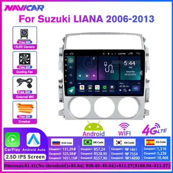 2DIN Android 10,0 Автомагнитола Для Suzuki LIANA 2006-2013 Автомобильный Мультимедийный Плеер С 2.5D Сенсорным Экраном WIFI 2din Gps DVD-плеер