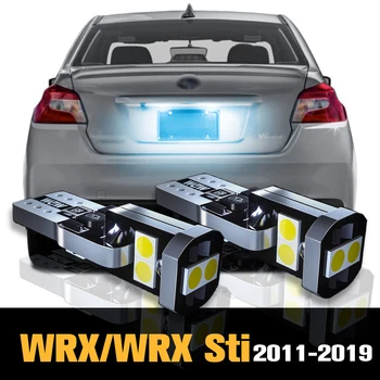 2шт Canbus Светодиодная лампа освещения номерного знака Аксессуары для Subaru WRX Sti 2011 2012 2013 2014 2015 2016 2017 2018 2019