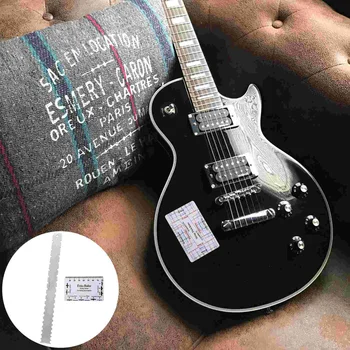 2шт гитарных принадлежностей линейки для грифа гитары из нержавеющей стали (разные цвета)