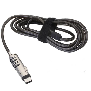 3X4-цифровой универсальный замок USB для ноутбука, кабельный замок для компьютера