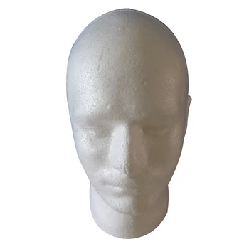 4X Мужской парик, косметологический манекен, подставка для головы, модель из пенопласта белого цвета
