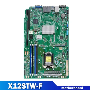 C256 LGA1200 Фирменная WIO 128 ГБ DDR4-3200 МГц 8XSATA 3 Для Серверной материнской платы Supermicro X12STW-F