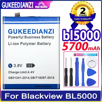 GUKEEDIANZI Для Blackview BL5000 Замена аккумулятора 5700 мАч Запчасти для смартфона Резервная батарея для Blackview BL 5000 Smart