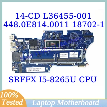 L36455-001 L36455-601 L37630-001 Для HP 14-CD С процессором SRFFX I5-8265U 18702-1 Материнская плата ноутбука 448.0E814.0011 100% Протестировано Хорошо