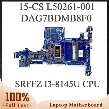 L50261-001 DAG7BDMB8F0 Высококачественная Материнская Плата Для ноутбука HP Pavilion 15-CS с процессором SRFFZ I3-8145U 100% Полностью Протестирована