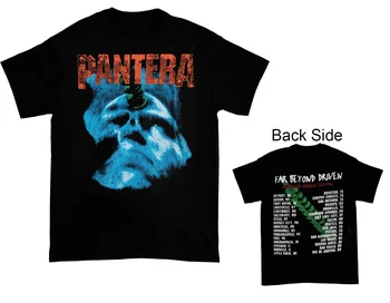 Pantera Far Beyond Driven Tour, черная футболка, двусторонняя футболка