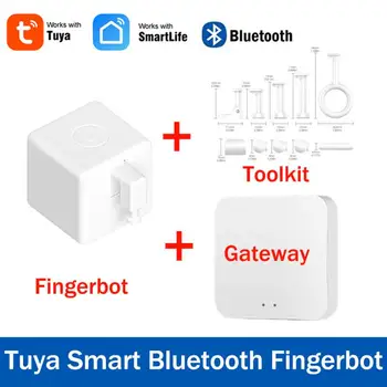Tuya Bluetooth Mesh Smart Fingerbot Plus Кнопка переключения, толкатель, таймер, голосовое управление, работает с Alexa Google Home