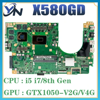 X580G Материнская Плата Для ASUS Vivobook N580G NX580G M580G X580GD N580GD NX580GD Материнская плата Ноутбука i5 i7 8-го поколения GTX1050-V2G /V4G