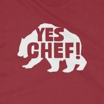 Yes Chef The Bear Оригинальная говядина из Чикаголенда Классическая футболка для взрослых из плотного хлопка