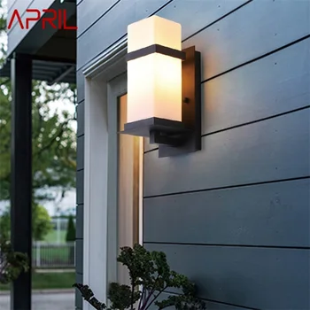· Апрельские уличные настенные бра с классическим светом, водонепроницаемые IP65 светодиодные для дома, виллы на крыльце