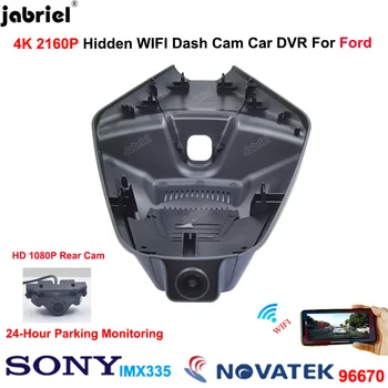 Автомобильный Видеорегистратор Jabriel 24H UHD 4K 2160P С Двумя Камерами Dash Cam Для Ford Taurus EcoBoost 245 Vignale 2019 2020 Driving Recorder