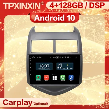 Автомобильный стереоприемник Android 128G Carplay 2 Din для CHEVROLET Aveo 2011 2012 2013 2014 2015 магнитола аудиоплеер головное устройство