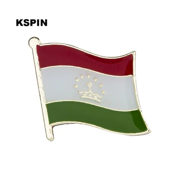 Булавка с флагом Таджикистана, булавка с лацканом, значок, Брошь, Значки 1ШТ KS-0171