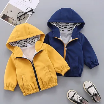 Весенне-осенняя куртка для мальчиков, пальто, одежда для новорожденных, верхняя одежда, детская ветровка, куртки для мальчиков, пальто, детская куртка