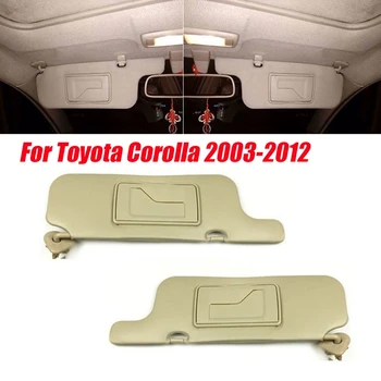 Внутренний солнцезащитный козырек для Toyota Corolla 2003-2012, солнцезащитный козырек на переднем ветровом стекле, солнцезащитный козырек с зеркалом