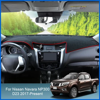 Для Nissan Navara NP300 D23 2017-Настоящее Время Крышка Приборной панели Автомобиля Защитная Накладка Искусственный Внутренний Солнцезащитный Козырек Ковер Автомобильные Аксессуары
