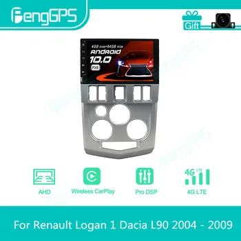 Для Renault Logan 1 Dacia L90 2004-2009 Android Автомобильный Радиоприемник Стерео Мультимедийный Плеер 2 Din Авторадио GPS Навигация PX6 Блок