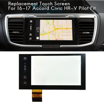 Замена заводской стеклянной панели с сенсорным экраном, Дигитайзер для 2016 2017 Honda Accord Civic HR-V Pilot Fit, навигационное радио
