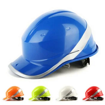 Каска Diamond V Защитный шлем Бейсбольная бейсболка с высокой видимостью, Обратимая наклейка, конструкция для защиты безопасности, каска с откидной крышкой