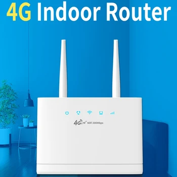 Маршрутизатор 4G LTE Wifi, SIM-карта, 300 Мбит/с, Беспроводной маршрутизатор Wi-Fi, домашняя точка доступа, поддержка порта 4G-LAN, 16 пользователей Wi-Fi