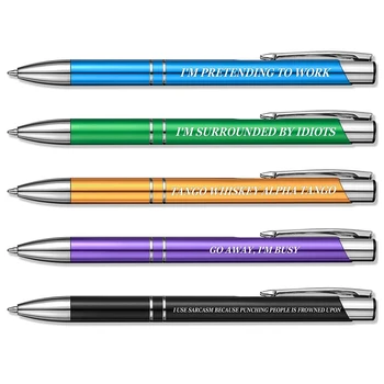 Набор шариковых ручек Funy, 5 шт., ручка для ругательств на каждый день, Грязные ручки для ругательств на каждый день недели, Забавные подарки для офиса
