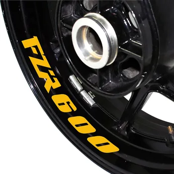 Наклейки на колеса мотоциклов Водонепроницаемое декоративное внутреннее кольцо с логотипом и светоотражающими наклейками-деколь для YAMAHA FZR600 fzr 600