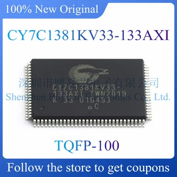 НОВЫЙ CY7C1381KV33-133AXI.Оригинальный чип статической оперативной памяти (SRAM). Комплектация TQFP-100