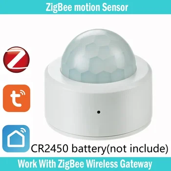 Новый интеллектуальный детектор движения Tuya Zigbee Mini PIR, инфракрасный датчик человеческого тела, противоугонный пульт дистанционного управления Tuya App Smart Life