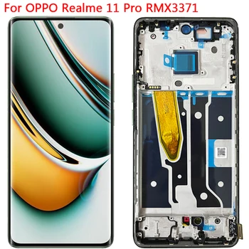 Новый Оригинальный Для OPPO Realme 11 Pro RMX3771 ЖК-дисплей Сенсорный Экран С Рамкой 6,7 