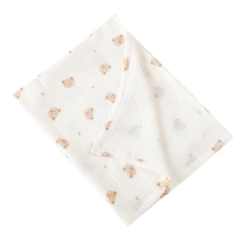 Одеяло для коляски, детское обертывание, одеяло, полотенце, чехол для кормления, удобное для кожи ребенка прямоугольное одеяло для кормления H055
