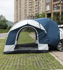 Открытый кемпинг, походные палатки, автомобильная дорожка, задний багажник, палатка на 3-4 человека, солнцезащитный козырек, водонепроницаемая палатка для дорожного путешествия, тент для автомобиля