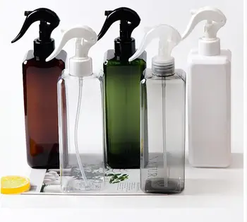 пластиковая ПЭТ-бутылка объемом 500 мл Essence туалетная цветочная вода, тонер, распылитель жидкого тумана, духи, косметическая упаковка для ухода за кожей
