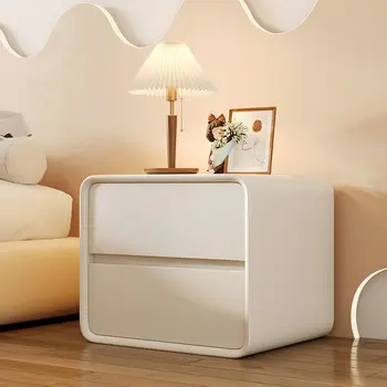 Роскошный Белый шкаф для хранения, Современные Вспомогательные Минималистичные тумбочки в скандинавском стиле, Уникальная мебель Bluetooth Nachtkastje LJ50BT