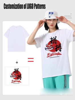 Рубашки с индивидуальным рисунком логотипа, фото, повседневная летняя одежда с приталенным воротником, короткий рукав, модные топы высокого класса, футболка