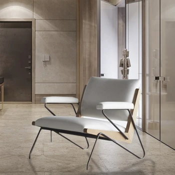 Современный минималистский диван-кресло минималистский роскошный стул для отдыха итальянское односпальное кресло для спальни стул для балкона