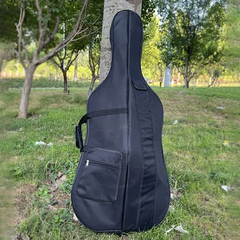 Удобная конструкция для вашей концертной сумки с подкладкой для виолончели 1/8 размера и Черного цвета, Боковой Карман для хранения, Фиксированные Ремни рюкзака