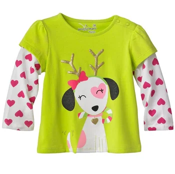 футболка jumping beans для девочек, футболка с длинным рукавом, одежда для девочек, хлопковые детские футболки, детская футболка, топы, блузка, джерси M1706