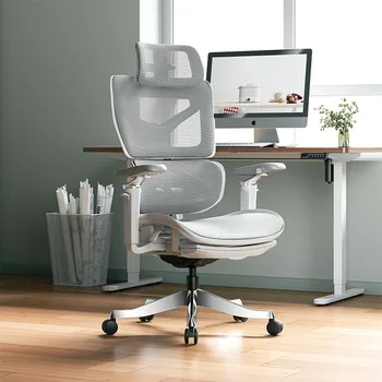 Эргономичный офисный стул с сеткой, подставка для ног, игровой подлокотник для сна, кресло с откидной спинкой, роскошное офисное кресло, мебель для спальни